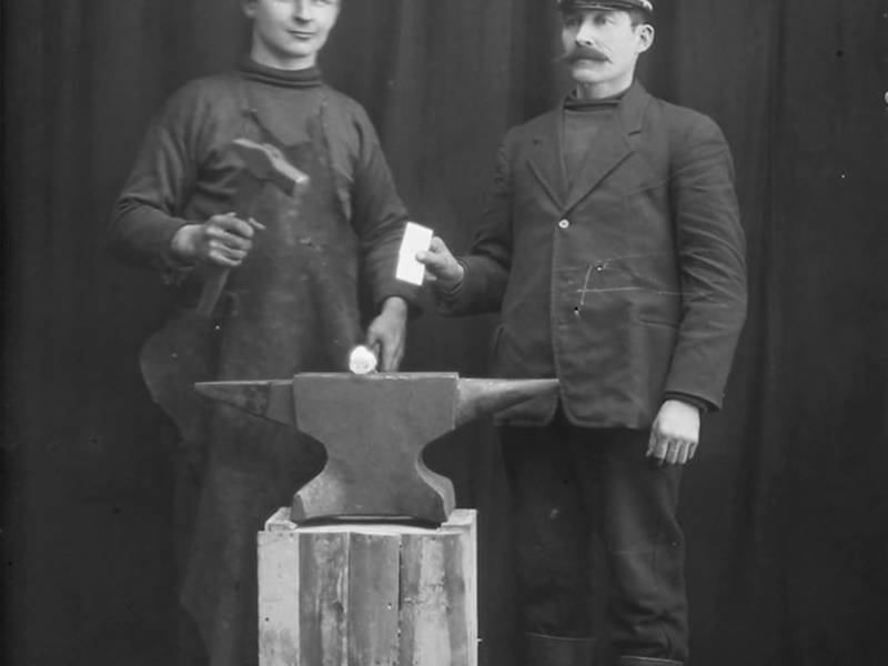 Blacksmith and railway worker 1910-1920